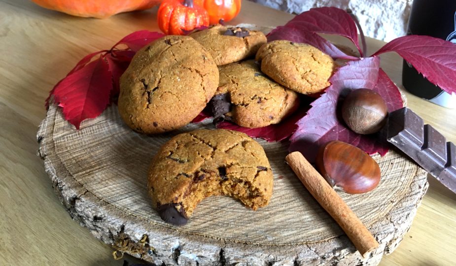 cookies citrouille chocolat sans gluten