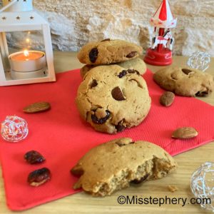 Cookies Amandes Cranberries