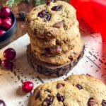 Cookies amandes et cranberries sans gluten ni lactose