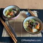 Tonjiru ~ Soupe miso aux porc et aux légumes