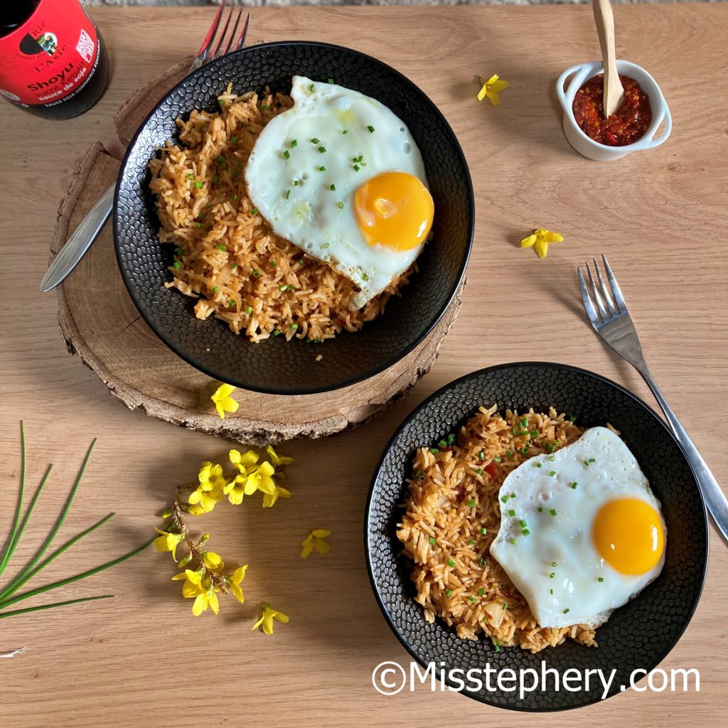 Nasi Goreng ~ Riz sauté à l'indonésienne