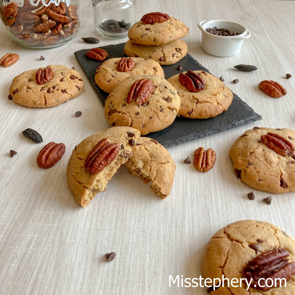 Cookies pécan chocolat tonka