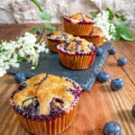 Muffins à la myrtille ~ sans gluten ni lactose