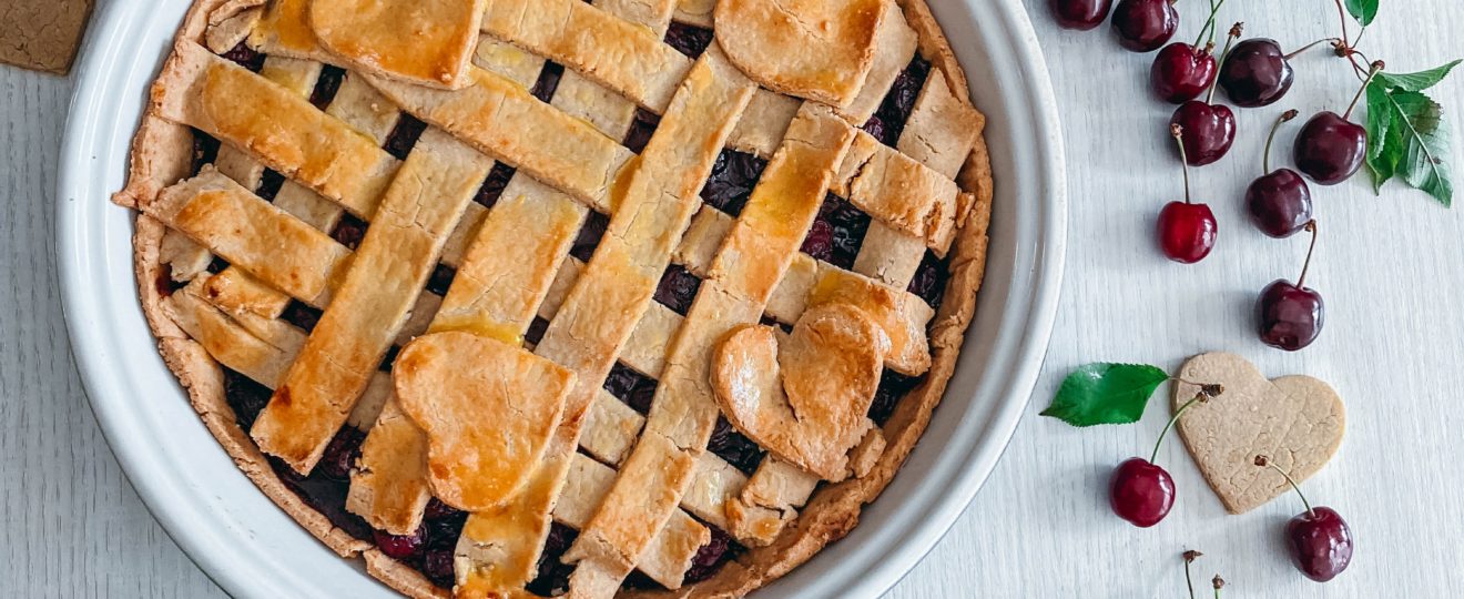 Cherry pie ~ tarte aux cerises sans gluten ni lactose