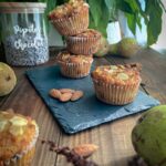 Muffins aux amandes poires chocolat sans gluten ni lactose