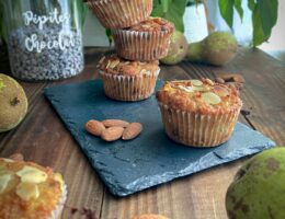 Muffins aux amandes poires chocolat sans gluten ni lactose