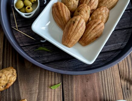 Madeleine jambon tomate séchées sans gluten ni lactose