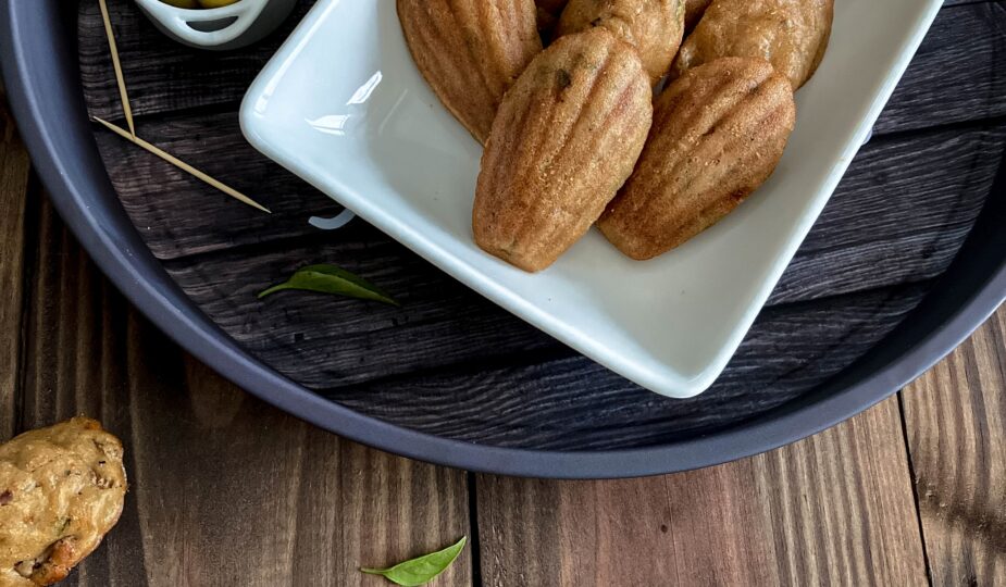 Madeleine jambon tomate séchées sans gluten ni lactose