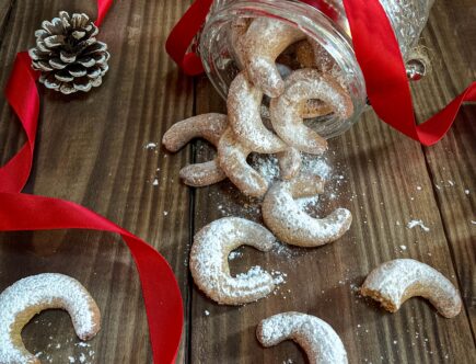 Vanillekipferl ~ croissants à la vanille sans gluten ni lactose