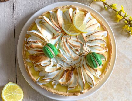 tarte citron meringuée ~ sans gluten ni lactose