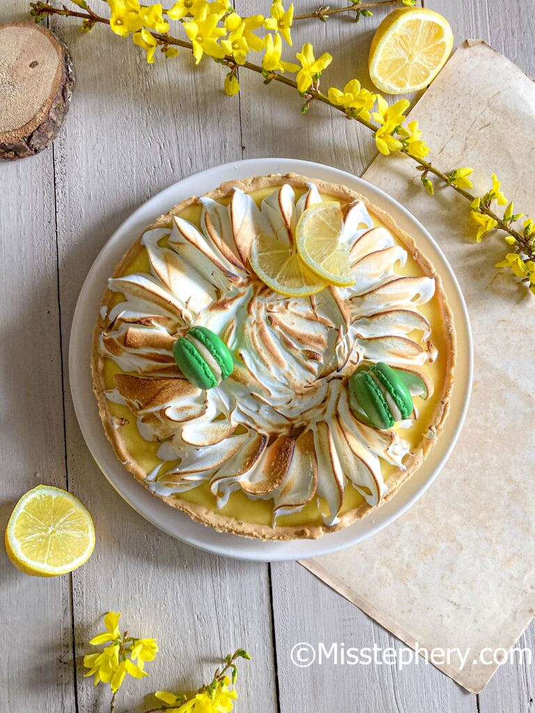 tarte citron meringuée ~ sans gluten ni lactose