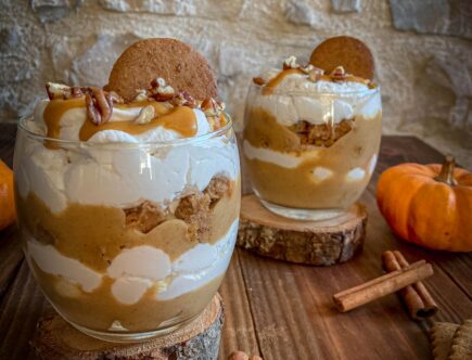 Pumpkin parfait sans gluten ni lactose