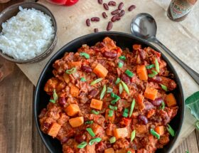 Chili vegan aux patates douces