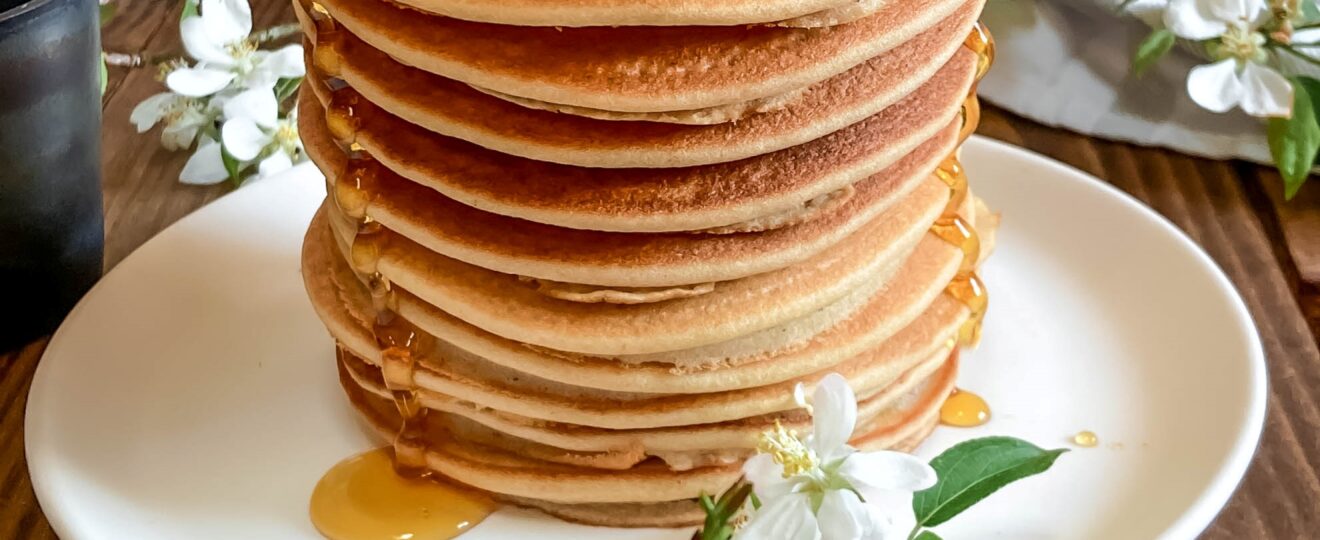 Pancakes sans gluten ni matières grasse ajoutées