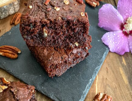 Brownie à la courgette ~ sans gluten ni lactose