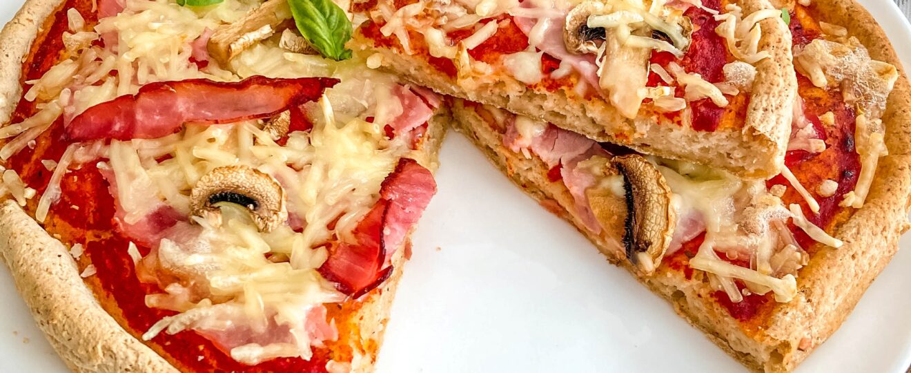 Pizza sans gluten ni lactose