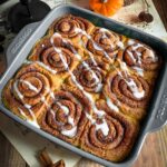 pumpkin Cinnamon Rolls sans gluten ni lactose