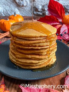 Pancakes à la citrouille (pumpkin pancake) ~ Sans gluten ni lactose