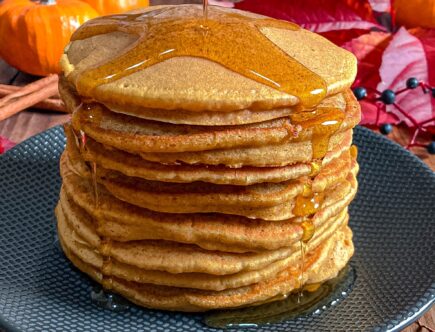 Pancakes à la citrouille (pumpkin pancake) ~ Sans gluten ni lactose