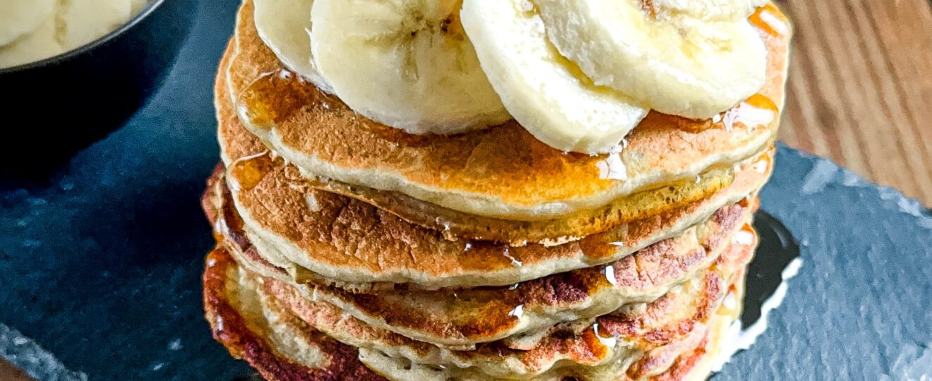 Pancakes à la banane ♦ sans gluten ni lactose