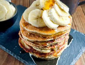 Pancakes à la banane ♦ sans gluten ni lactose