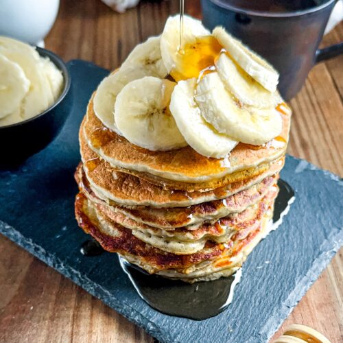 Pancakes à la banane ♦ sans gluten ni lactose