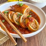 Encornets farcis à la coréenne